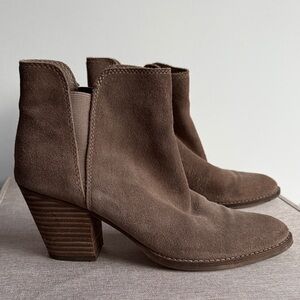 Dolce Vita Brown Suede Ankle Boots
